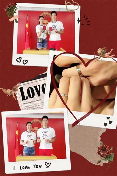 甜蜜婚纱照曝光！张常宁吴冠希六月举行婚礼