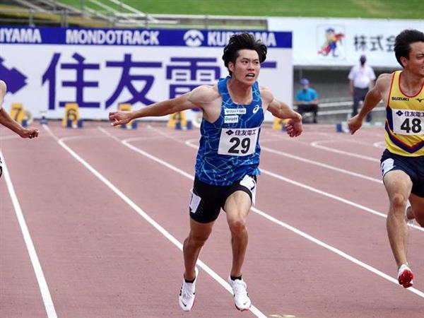 日本大奖赛 24岁坂井百米10秒02创亚洲年度最佳成绩